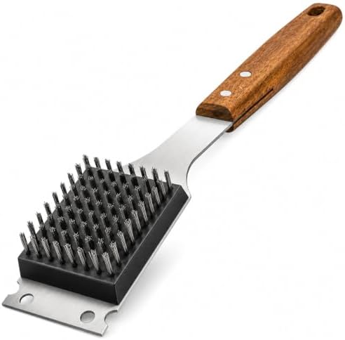 Grill Brush for Outdoor Grill, Stainless Steel Brush and Scraper by Orsithc