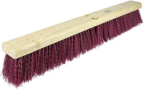 Weiler 42026 24" Block Size, Maroon Polypropylene Fill, Garage Brush by WeilerAbrasives