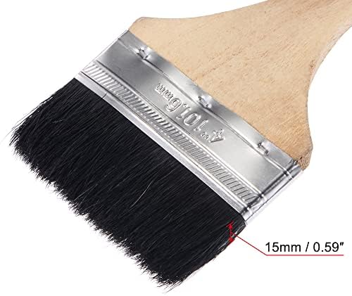 uxcell Bent Radiator Paint Brush 17" Length 4" Width Bristle - Image 3