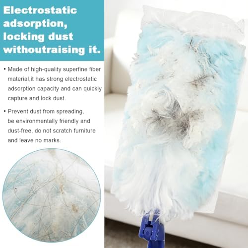 30 Count Duster Refills Microfiber Replacement Heads - Image 3