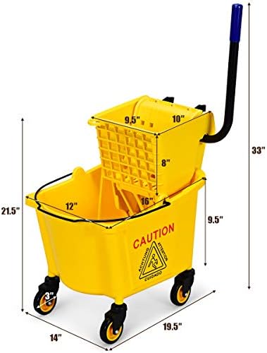 Goplus Commercial Mop Bucket - Image 4