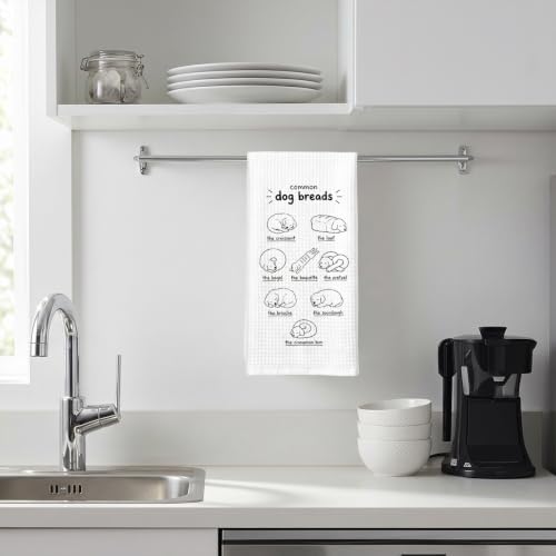 Cute Dog Breads Kitchen Towels Hostess Dog Mom Gift - Image 3