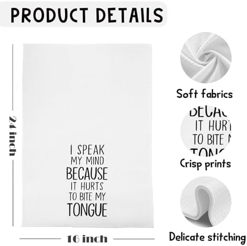 Funny Kitchen Towels, Sarcastic Gifts - Image 5