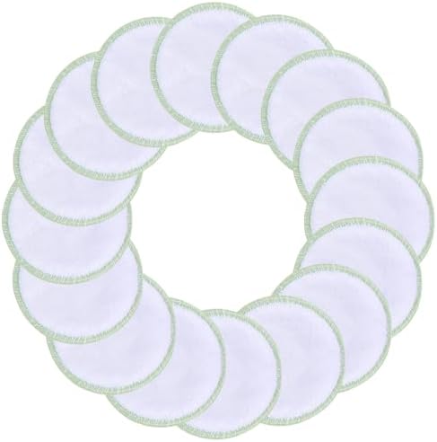 SUNLAND Reusable Makeup Remover Pads, Round 3.15inch, 16 Pack by SUNLAND