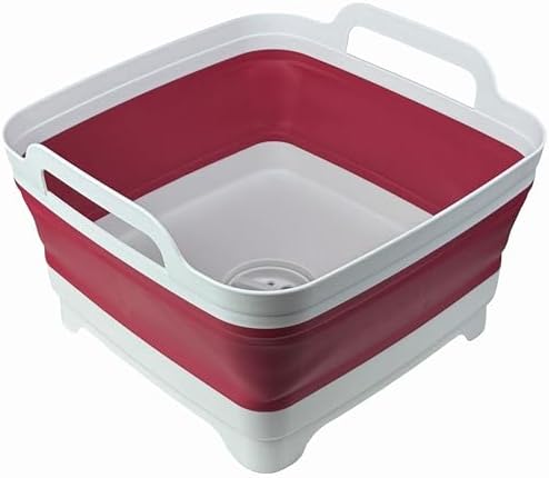 Collapsible Wash Basin 9L, Foldable Dish Tub by MontNorth