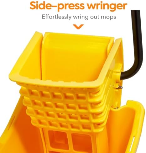 Coastwide Professional Bucket & Side-Press Wringer, 35 Qt - Image 4
