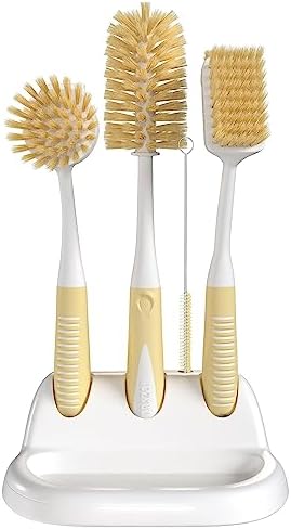 Dish Brush Set of 5 with Holder by TrazonProducts