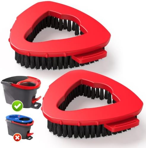 Spin Mop Scrub Brush Head for O Ceda EasyWring 1-Tank System by Caehomly