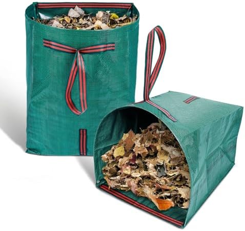 53-Gallon Large Reusable Heavy-Duty Dustpan-Type Leaf Collector Yard Bags - Image 4