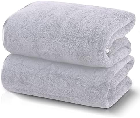 TENSTARS Silk Hemming Bath Towels by TENSTARS