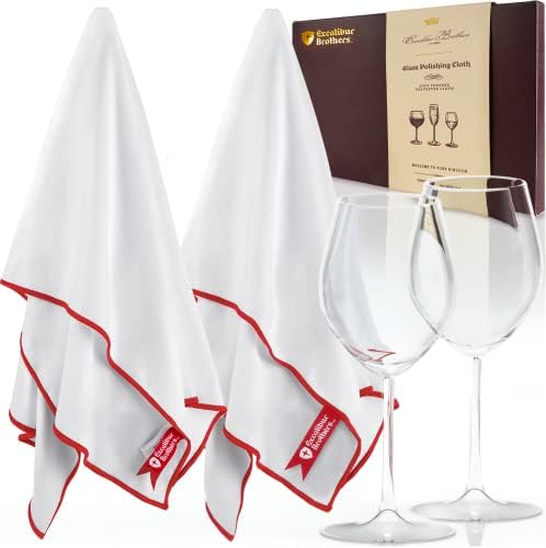 Premium Glass Polishing Cloth 23.5" x 20" by ExcaliburBrothers