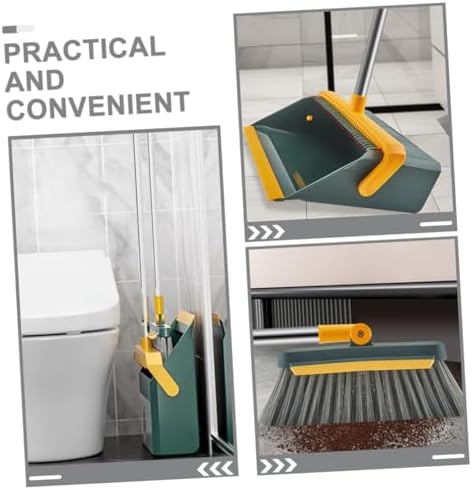 FOMIYES 1 Set Folding Broom Dustpan Commercial Dust Pan Long Handle Dust Pan - Image 7