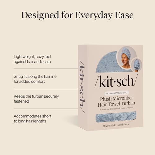 Kitsch XL Microfiber Hair Towel Wrap - Image 4