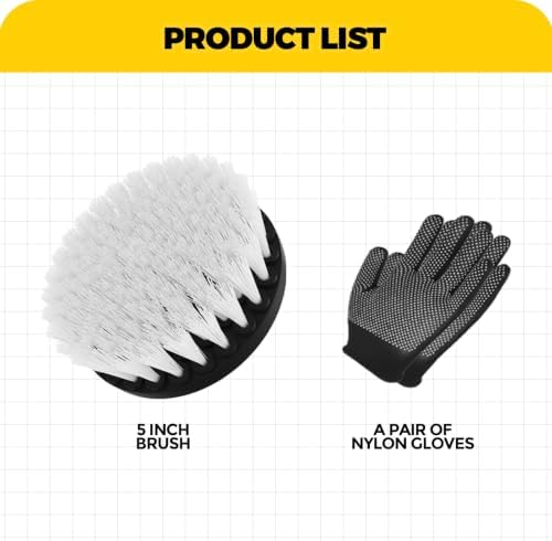 Holikme 5Inch Drill Brush, Soft Bristle Power Scrubber - Image 7