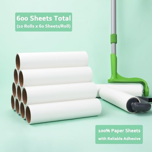 10-Pack 10 inch Lint Roller Refills - Image 7