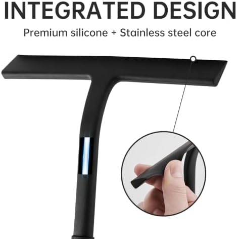 Silicone Shower Squeegee with Hanging Hook - Image 6