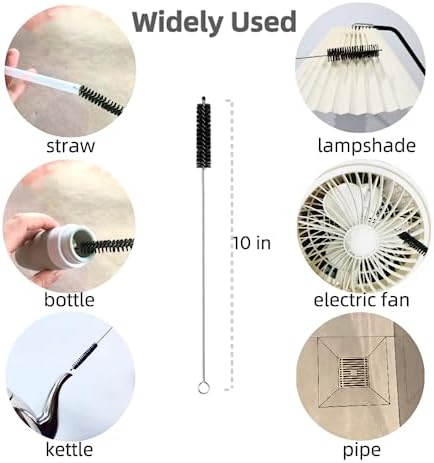 Flexible Drain Brush Straw Cleaner Set, Nylon Cleaner Double Ended Elastic Hose - Image 3