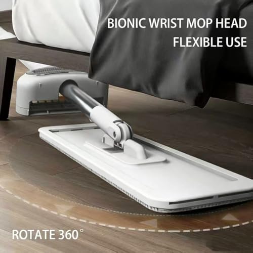 Wet Dry Flat Microfiber Mop for Hardwood Floors - Image 2