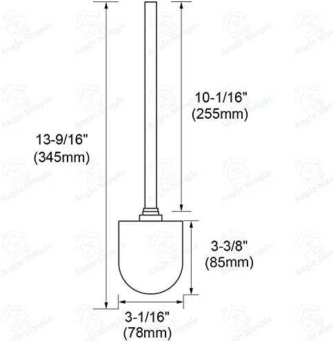 Angle Simple Toilet Brushes Refills - Image 2