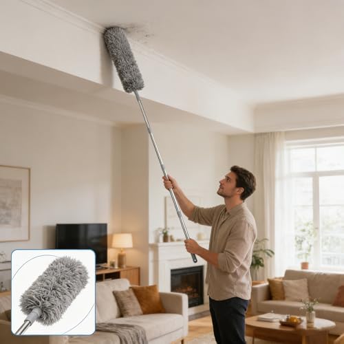 20FT Long Duster for High Ceilings, 3.4-14FT Cobweb Duster - Image 5