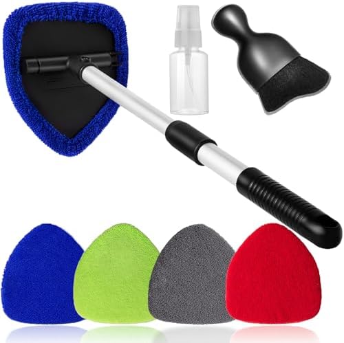 Qydipclin 7pcs Windshield Cleaner Tool Car Interior Window Cleaning Kit by Qydipclin