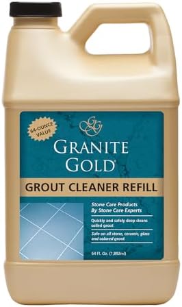 Granite Gold Grout Cleaner for Tile Floors and Showers 64 oz Refill by GraniteGold