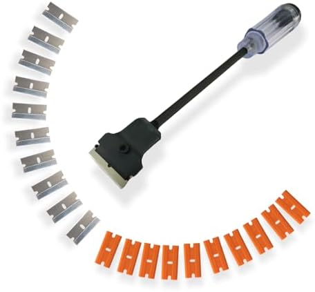 Razor Blade Scraper Tool Long Handle Sticker Scraper, Long Scraper Razor by NBTOOL