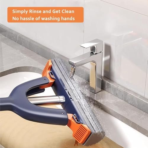 Sponge Mop - Self Squeeze Mop | Self-Squeeze Sponge Mops Floor Cleaning Tool - Image 6