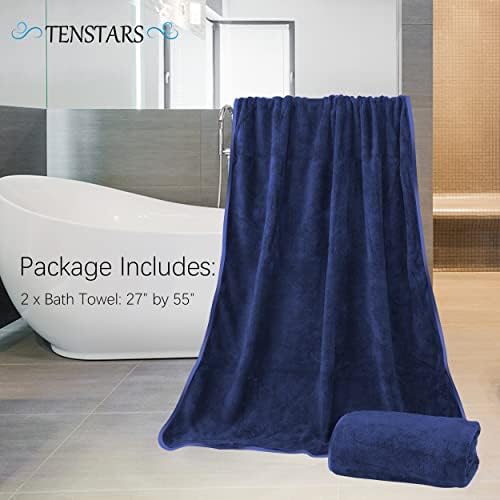 TENSTARS Silk Hemming Bath Towels - Image 2