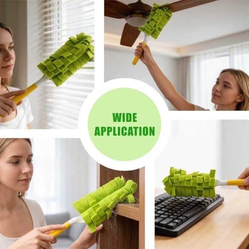 5 PCS Reusable Fleece Duster Refills, Washable Pads - Image 3