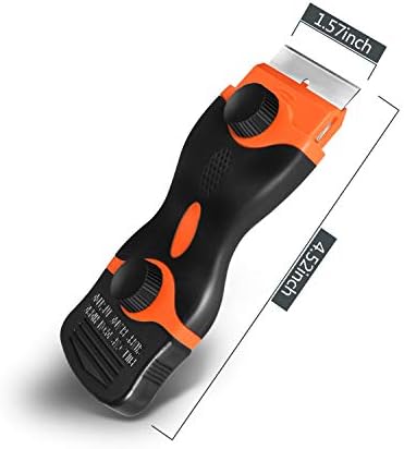 Razor Blade Scraper, 2 Pack Double Edge Razor Scraper Remover Tool - Image 3