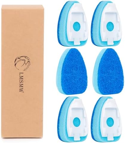 Non-Scratch DishWand Sponge Refills, Non Scratch Dish wand Replacement Heads by LMSMW