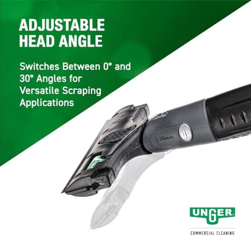 UNGER Commercial ErgoTec Ninja 4" Glass Window Scraper EN100 - Image 3
