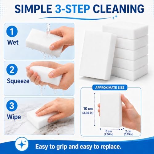 Magic Eraser - Pack of 50 Melamine Sponge Pads - Image 2