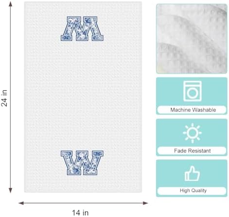 Chinoiserie Initial Kitchen Towels, Personalized Kitchen Towels, Personalized - Image 6