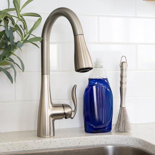 Fox Run Kitchen Brush, Stainless Steel Cleaning Brush - Image 3