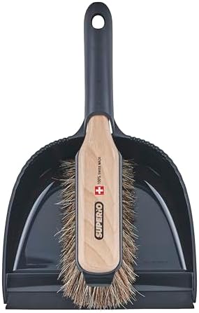 Superio Handheld Comfort Grip Dustpan and Brush Set by Superio
