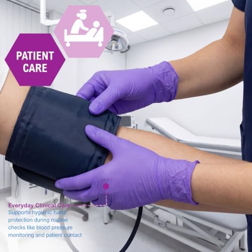 MedPride Powder-Free Nitrile Exam Gloves, Case/1000) - Image 3