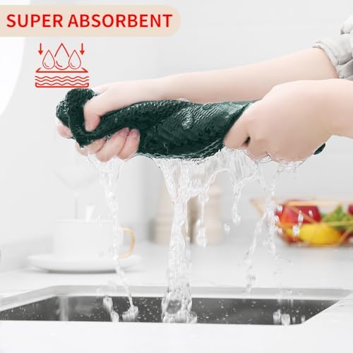 Homaxy 100% Cotton Waffle Weave Kitchen Towels - Image 3