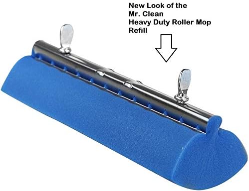 Mr. Clean Heavy Duty Roller Floor Mop Scrubber Sponge Refill Head - Image 3