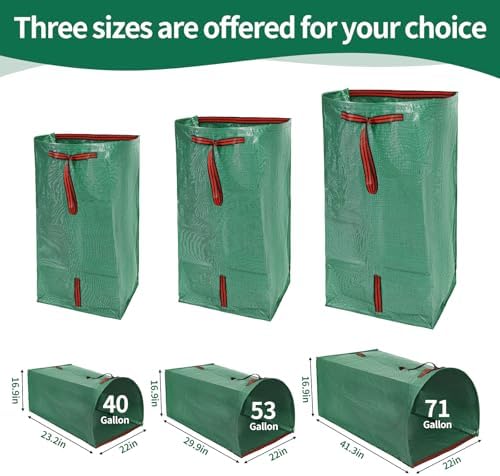 Leaf Bags, Foldable Leaf Collector - Image 6