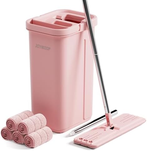 JOYMOOP Pink Mop and Bucket by JOYMOOP