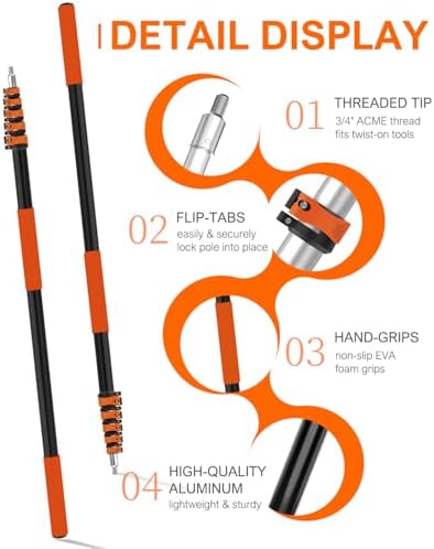 30Ft Reach Solar Panel Cleaning Brush Kit - Image 3