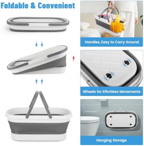 Collapsible Mop and Bucket Set - Image 3