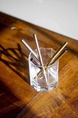 Ello 5-Pack Stainless Steel Reusable Cocktail Straws - Image 2