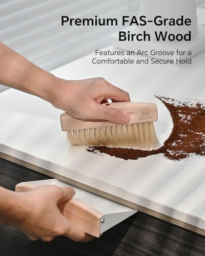 Coffee Brush & Dustpan Set, Magnetic Snap-Together Storage - Image 7