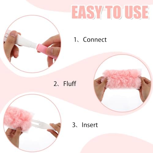 62Pcs Duster Kit 60 Refills and Extendable Handle Microfiber Dusting - Image 4