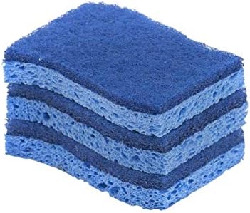 Superio Non-Scratch Cellulose Sponge Kitchen Scrub Sponges by Superio