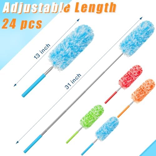 Tanlade 24 Pcs Microfiber Feather Dusters - Image 2