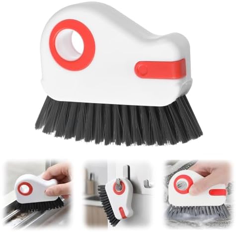 2 in 1 Window Track Cleaning Tools, Groove Cleaning Brush by Unknown